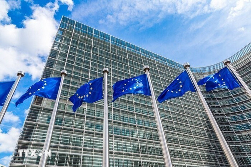 Trụ sở Ủy ban châu Âu ở Brussels (Bỉ). (Ảnh: IRNA/TTXVN)