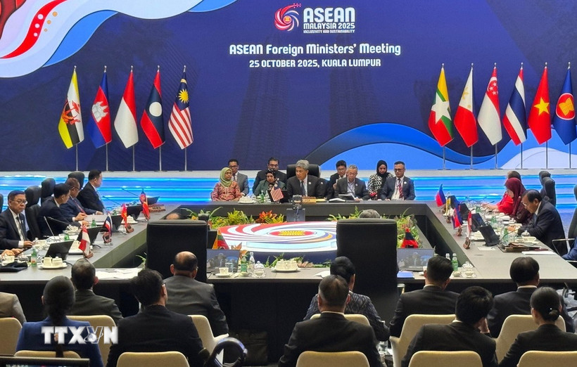 Quang cảnh tại Hội nghị Bộ trưởng Ngoại giao ASEAN. (Ảnh: Viên Luyến/TTXVN)