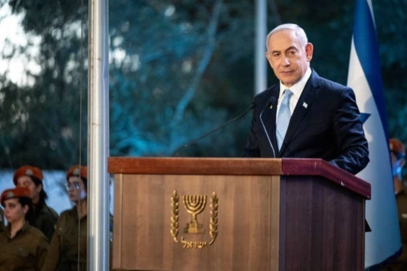 Thủ tướng Israel Benjamin Netanyahu phát biểu tại Jerusalem. (Ảnh: Getty Images/TTXVN)