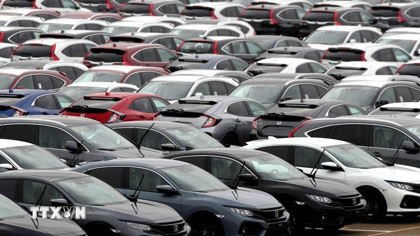 Ôtô sản xuất tại Anh. (Ảnh: PA/TTXVN)