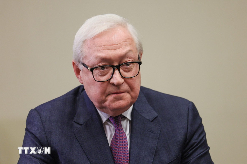 Thứ trưởng Ngoại giao Nga Sergei Ryabkov tại một cuộc họp ở ngoại ô Moskva. (Ảnh: AFP/TTXVN)