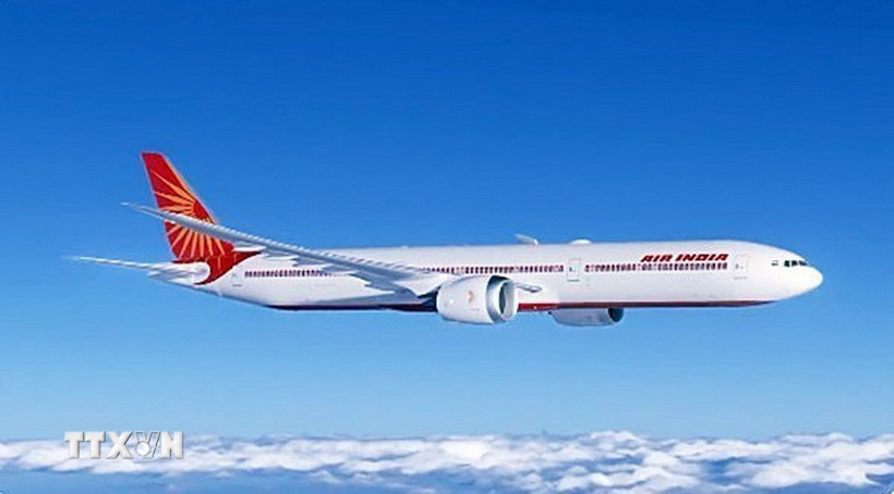 Một máy bay của hãng hàng không Air India. (Ảnh: ANI/TTXVN)