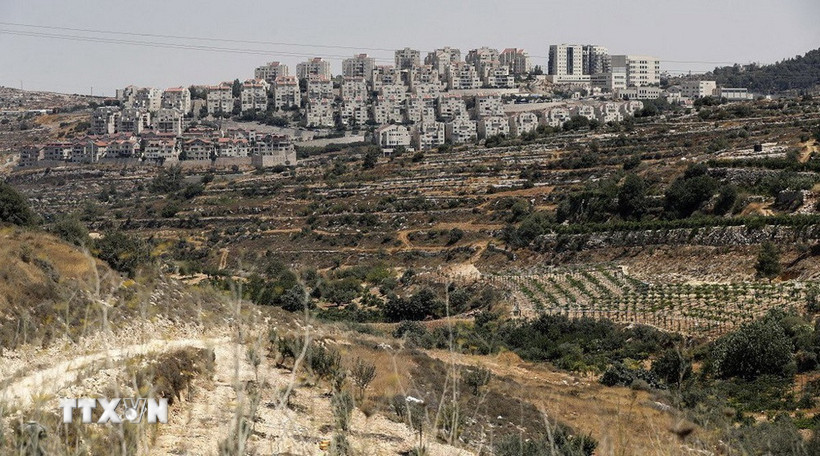 Quang cảnh khu định cư ở Efrat ở ngoại ô thành phố Bethlehem, Khu Bờ Tây. (Ảnh: Getty Images/TTXVN)