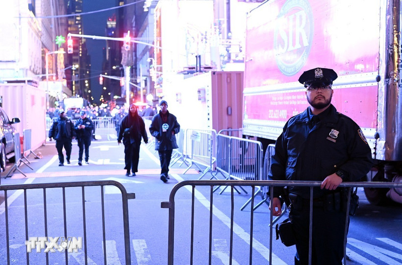 Cảnh sát Mỹ. (Ảnh: THX/TTXVN)