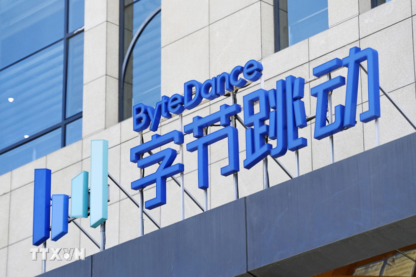 Văn phòng tập đoàn ByteDance tại Bắc Kinh (Trung Quốc). (Ảnh: Kyodo/TTXVN)