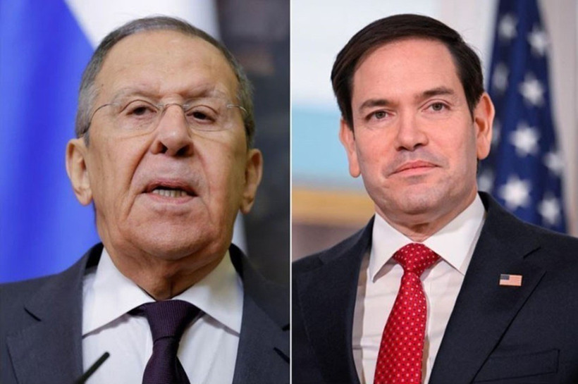 Ngoại trưởng Nga Sergei Lavrov (trái) và người đồng cấp Mỹ Marco Rubio. (Ảnh: Reuters/TTXVN)