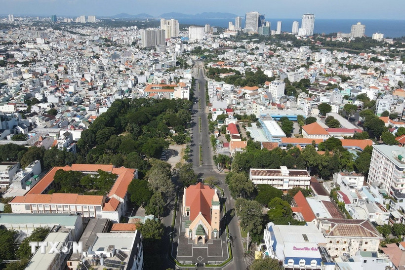Một góc thành phố Vũng Tàu. (Ảnh: Hoàng Nhị/TTXVN)