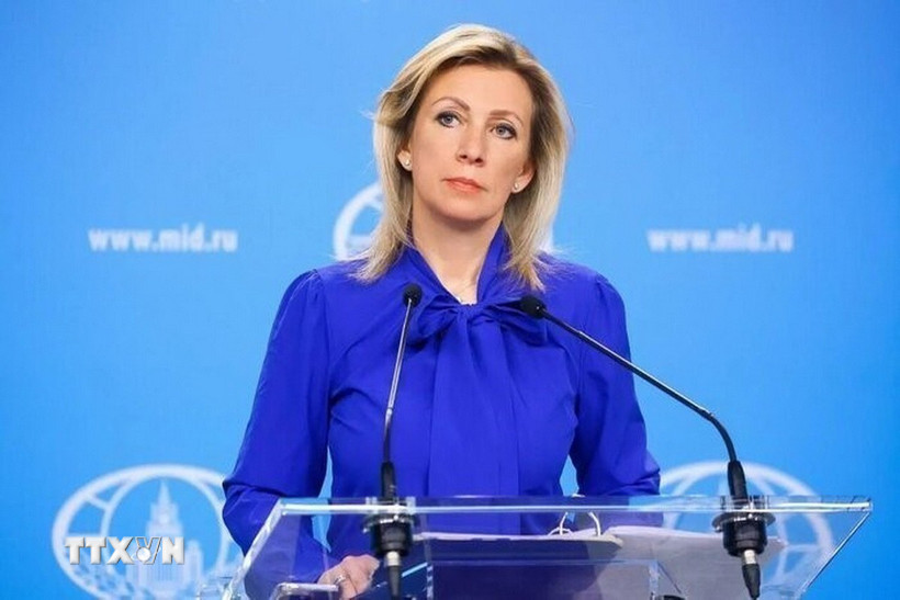 Người phát ngôn Bộ Ngoại giao Nga Maria Zakharova. (Ảnh: IRNA/TTXVN)