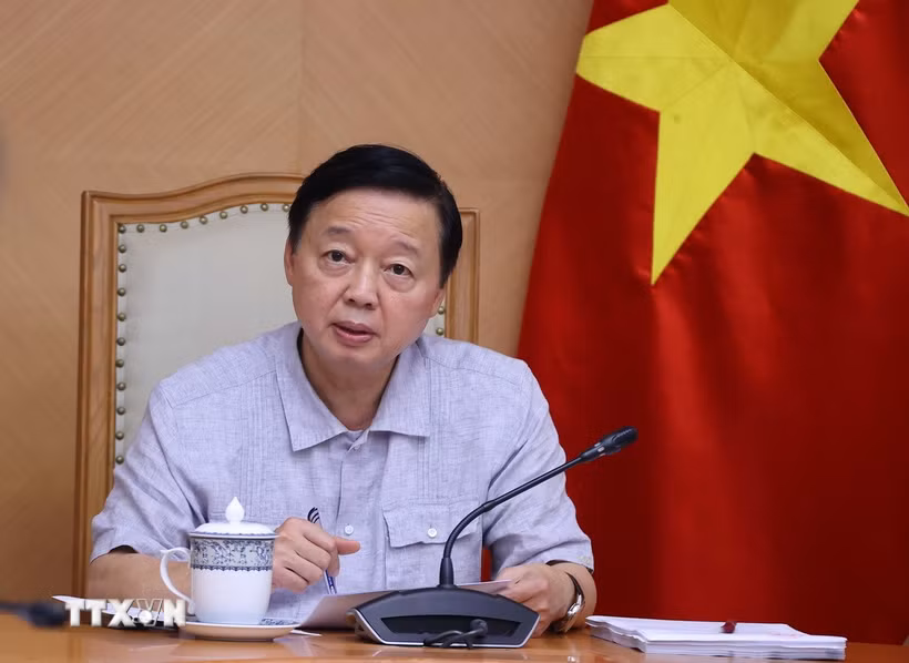Phó Thủ tướng Trần Hồng Hà. (Ảnh: Văn Điệp/TTXVN)