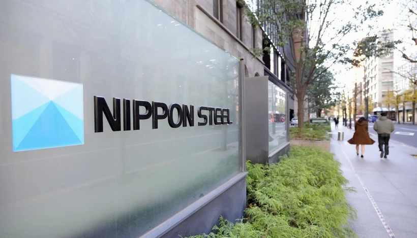 Trụ sở công ty thép Nippon Steel ở Tokyo (Nhật Bản). (Ảnh: Kyodo/TTXVN)