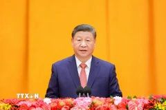 Chủ tịch Trung Quốc Tập Cận Bình phát biểu tại một sự kiện ở Bắc Kinh. (Ảnh: THX/TTXVN)