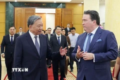 Tổng Bí thư Tô Lâm tiếp Đại sứ Hoa Kỳ Marc Knapper. (Ảnh: Thống Nhất/TTXVN)