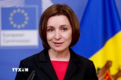 Tổng thống Moldova Maia Sandu. (Ảnh: AFP/TTXVN)