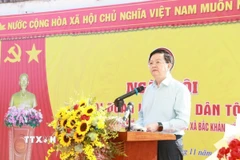Phó Thủ tướng Chính phủ Mai Văn Chính phát biểu tại ngày hội. (Ảnh: Xuân Triệu/TTXVN)