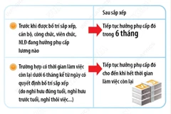 Chế độ phụ cấp với cán bộ, công chức, viên chức và người lao động sau sắp xếp