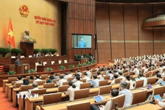 Toàn cảnh làm việc của Kỳ họp thứ 9, Quốc hội khóa XV. (Ảnh: An Đăng/TTXVN)