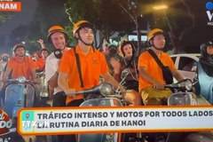 Ảnh chụp màn hình phóng sự về Việt Nam. (Ảnh: Diệu Hương/TTXVN)