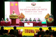 Đại hội Đại biểu Đảng bộ Đoàn 969 lần thứ XI, nhiệm kỳ 2025-2030, (Nguồn: VOV)