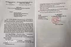 Thông báo truy tố bị can.