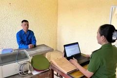 Bị can Phạm Bách Hùng tại Cơ quan điều tra. (Nguồn: VKS)