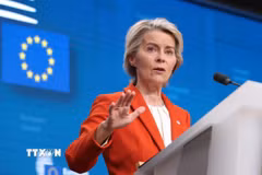 Chủ tịch Ủy ban châu Âu Ursula von der Leyen. (Ảnh: THX/TTXVN)