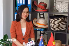 Bà Trần Thị Thanh Mỹ, Phó Tổng Lãnh sự, Trưởng Cơ quan Thương vụ Việt Nam tại Australia. (Ảnh: Trung Trang/TTXVN)
