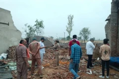 Vụ việc xảy ra tại nhà máy hai tầng nằm trên đường Singhawali-Kotli ở Sri Muktsar Sahib. (Ảnh: hindustantimes)