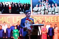 Đại sứ Phạm Việt Hùng phát biểu tại Lễ kỷ niệm 80 năm Quốc khánh nước Cộng hòa xã hội chủ nghĩa Việt Nam. (Nguồn: VOV)