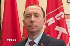 Bí thư thứ nhất Ban Chấp hành Trung ương Đảng Cộng sản Belarus Sergey Syrankov. (Ảnh: TTXVN phát)