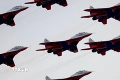 Máy bay tiêm kích MiG-29 của Nga. (Ảnh: Trần Hiếu/TTXVN)