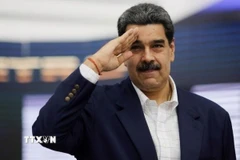 Ông Nicolas Maduro đắc cử Tổng thống Venezuela nhiệm kỳ thứ 3. (Ảnh: IRNA/TTXVN)