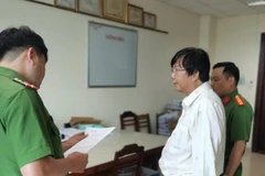 Giám đốc Trịnh Thanh Xuân bị cáo buộc lừa đảo 10 tỷ đồng của khách hàng. (Ảnh: Công an cung cấp)