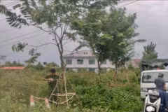 Khu vực phát hiện sự việc. (Ảnh: Báo Quảng Ngãi)