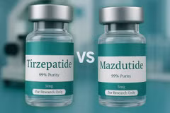 Thuốc giảm cân thế hệ mới Tirzepatide và Mazdutide. (Ảnh: Exploring Peptides)