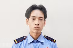 Đối tượng Lý Hoàng Nam tại cơ quan công an.