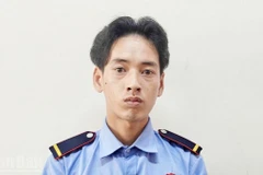 Đối tượng Lý Hoàng Nam tại cơ quan công an.