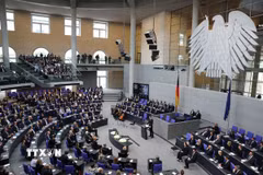 Toàn cảnh phiên họp Quốc hội Đức tại thủ đô Berlin. (Ảnh: THX/TTXVN)