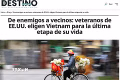 Bài báo “Từ kẻ thù thành láng giềng: Cựu binh Mỹ chọn Việt Nam cho chương cuối cuộc đời” đã khắc họa chân thực hành trình hòa giải đầy nhân văn giữa những người lính năm xưa. (Ảnh: Mai Phương/TTXVN)