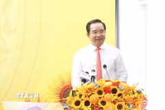 Phó Bí thư Thành ủy, Chủ tịch UBND TP Hồ Chí Minh Nguyễn Văn Được. Ảnh: Hữu Duyên/TTXVN)