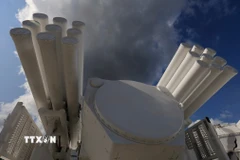 Tổ hợp pháo-tên lửa phòng không Pantsir-S của Nga. (Ảnh: Trần Hiếu/TTXVN)