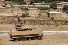 Quân đội Mỹ đã duy trì sự hiện diện tại Syria từ năm 2015 để hỗ trợ huấn luyện các lực lượng khác trong chiến dịch chống lại IS. (Ảnh: Getty)