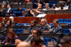 Đại diện Syria tại Hội nghị các quốc gia thành viên OPCW ở La Hay. (Nguồn: OPCW)