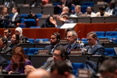 Đại diện Syria tại Hội nghị các quốc gia thành viên OPCW ở La Hay. (Nguồn: OPCW)