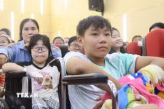 Trẻ em mắc bệnh hiểm nghèo đang điều trị tại Bệnh viện Nhi đồng 1 Thành phố Hồ Chí Minh. (Ảnh: Đinh Hằng/TTXVN)