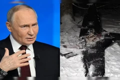 Nga cáo buộc Ukraine đã thực hiện một cuộc tấn công bằng máy bay không người lái vào dinh thự của Tổng thống Vladimir Putin. (Nguồn: AFP)