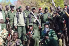 Lực lượng SPLA-IO tại một địa điểm không được tiết lộ ở Nam Sudan. (Nguồn: sudanspost)
