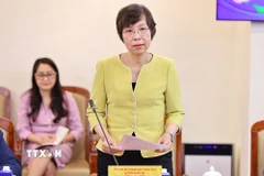 Tổng Giám đốc TTXVN Vũ Việt Trang phát biểu. (Ảnh: Minh Đức/TTXVN)