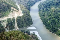 Ảnh chụp từ trên không của sông Teesta ở Bangladesh. (Nguồn: asiatimes)