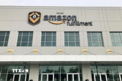 Trung tâm kho vận của Amazon tại Washington, Mỹ. (Ảnh: Kyodo/TTXVN)