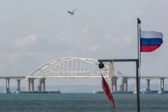 Cầu Crimea được xây dựng sau khi Nga sáp nhập bán đảo Crimea. (Ảnh: AFP/Getty Images)